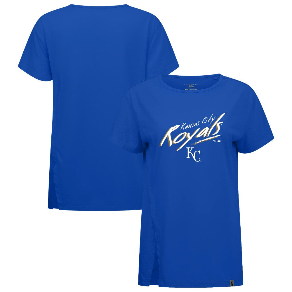 MLB Kansas City Royals Levelwear Women's Influx Sizzle T-Shirt