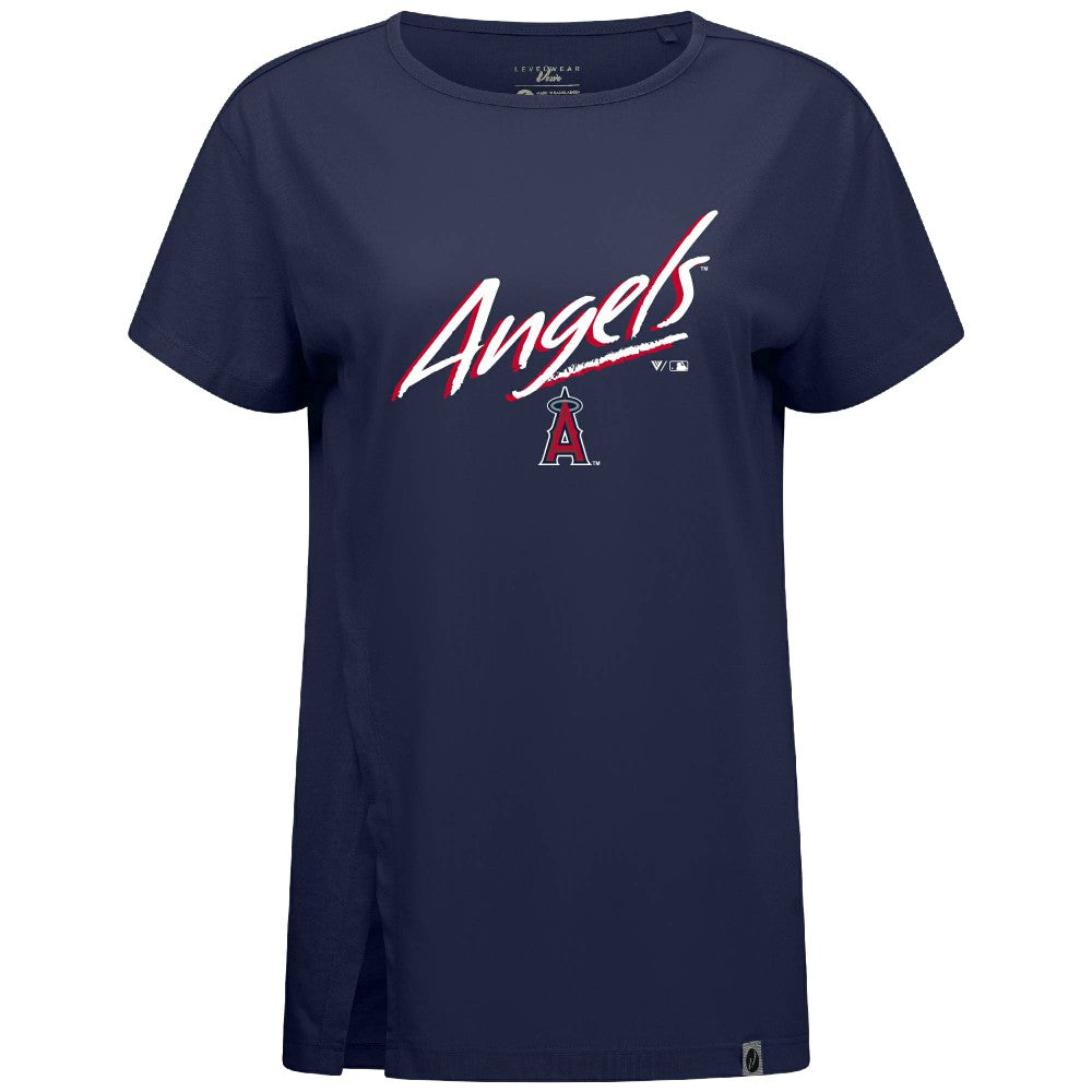 MLB Los Angeles Angels Levelwear Women's Influx Sizzle T-Shirt