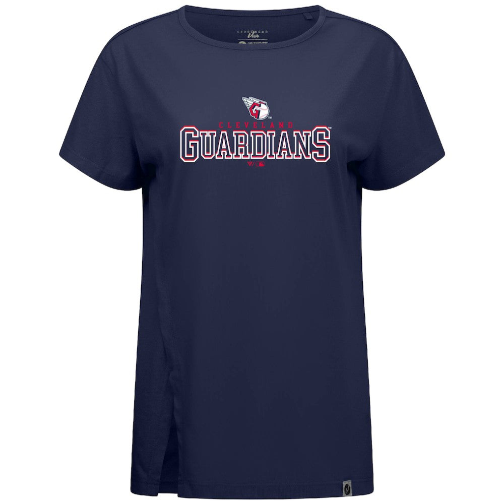MLB Cleveland Guardians Levelwear Women's Influx Journey T-Shirt