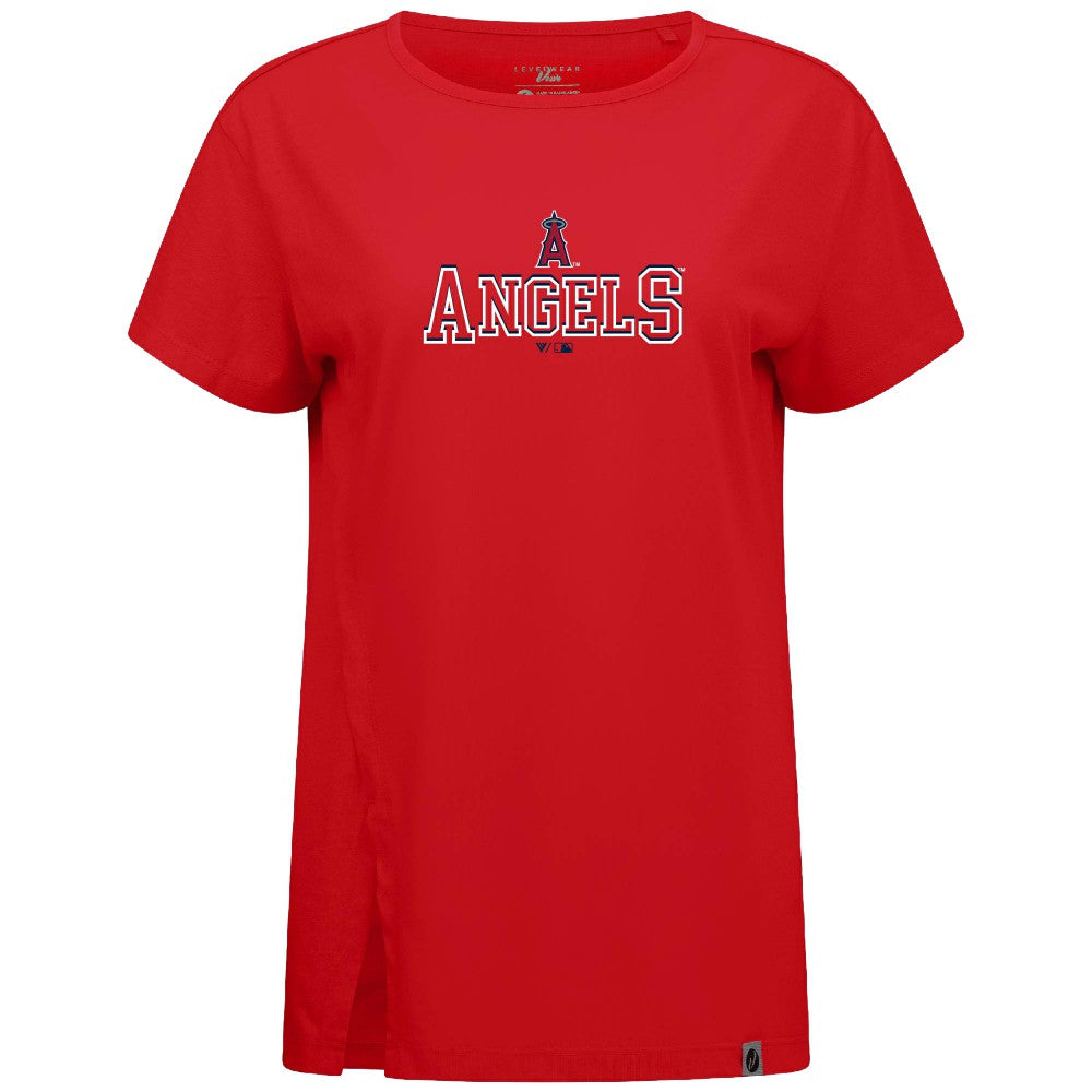 MLB Los Angeles Angels Levelwear Women's Influx Journey T-Shirt