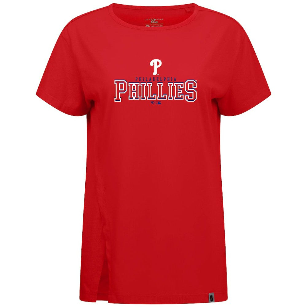 MLB Philadelphia Phillies Levelwear Women's Influx Journey T-Shirt