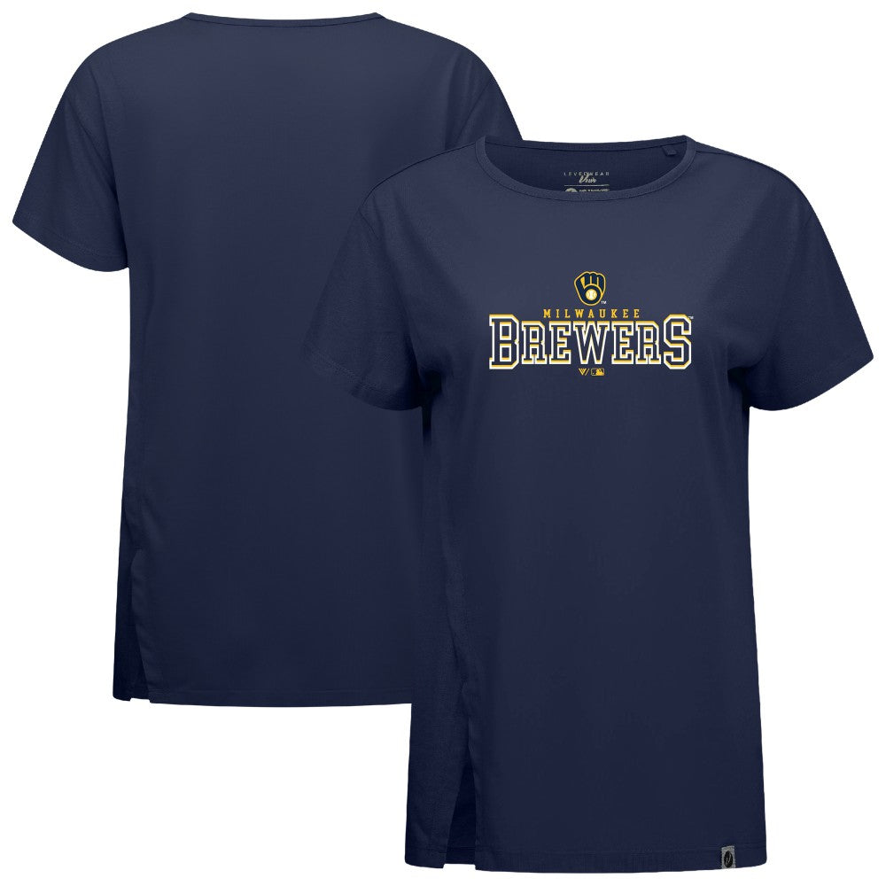 MLB Milwaukee Brewers Levelwear Women's Influx Journey T-Shirt