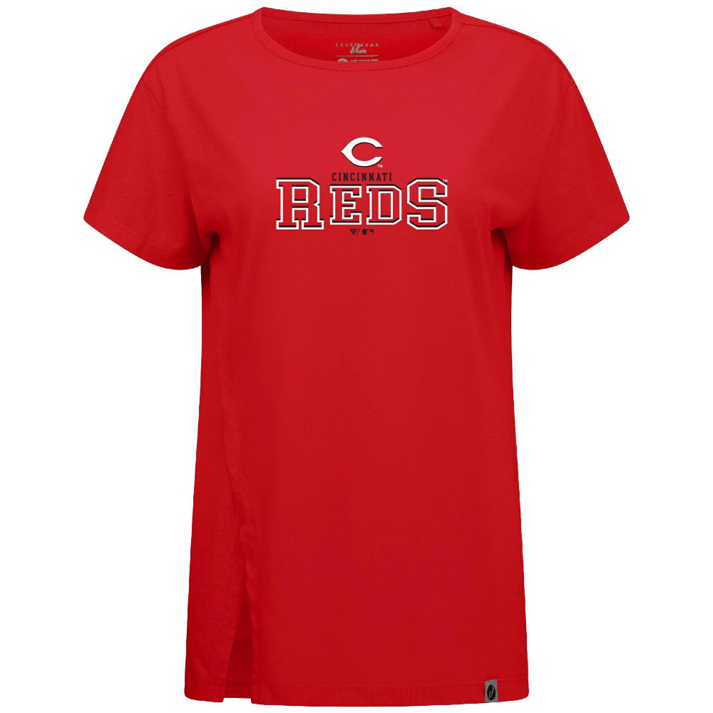 MLB Cincinnati Reds Levelwear Women's Influx Journey T-Shirt