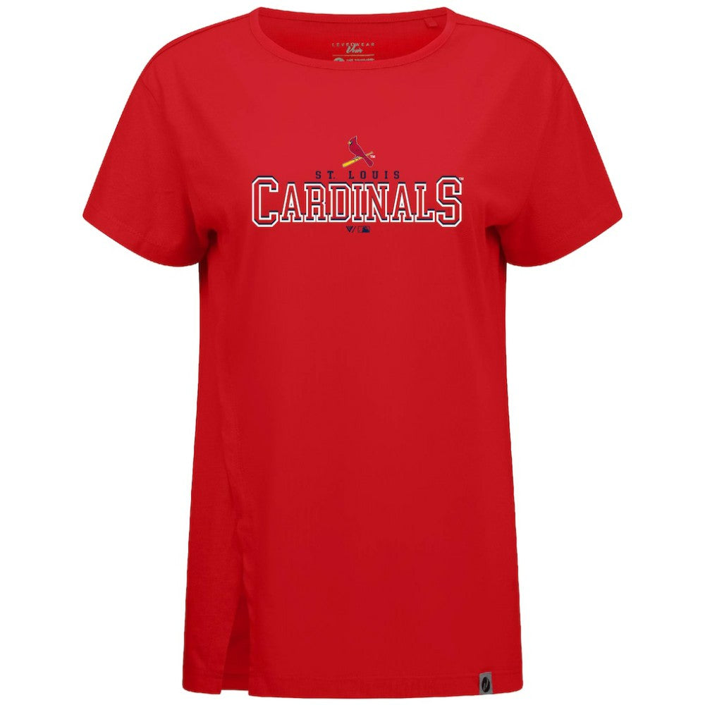 MLB St. Louis Cardinals Levelwear Women's Influx Journey T-Shirt