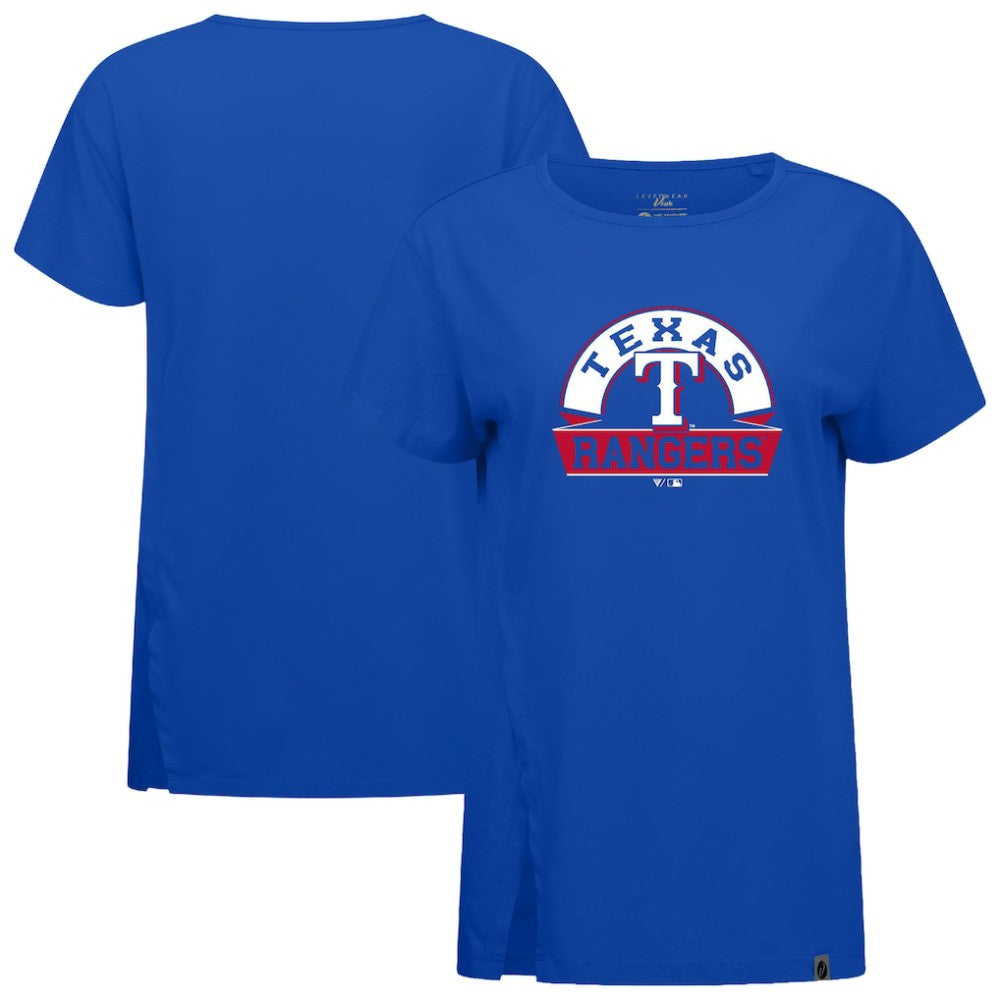 MLB Texas Rangers Levelwear Women's Influx Banner Arch T-Shirt