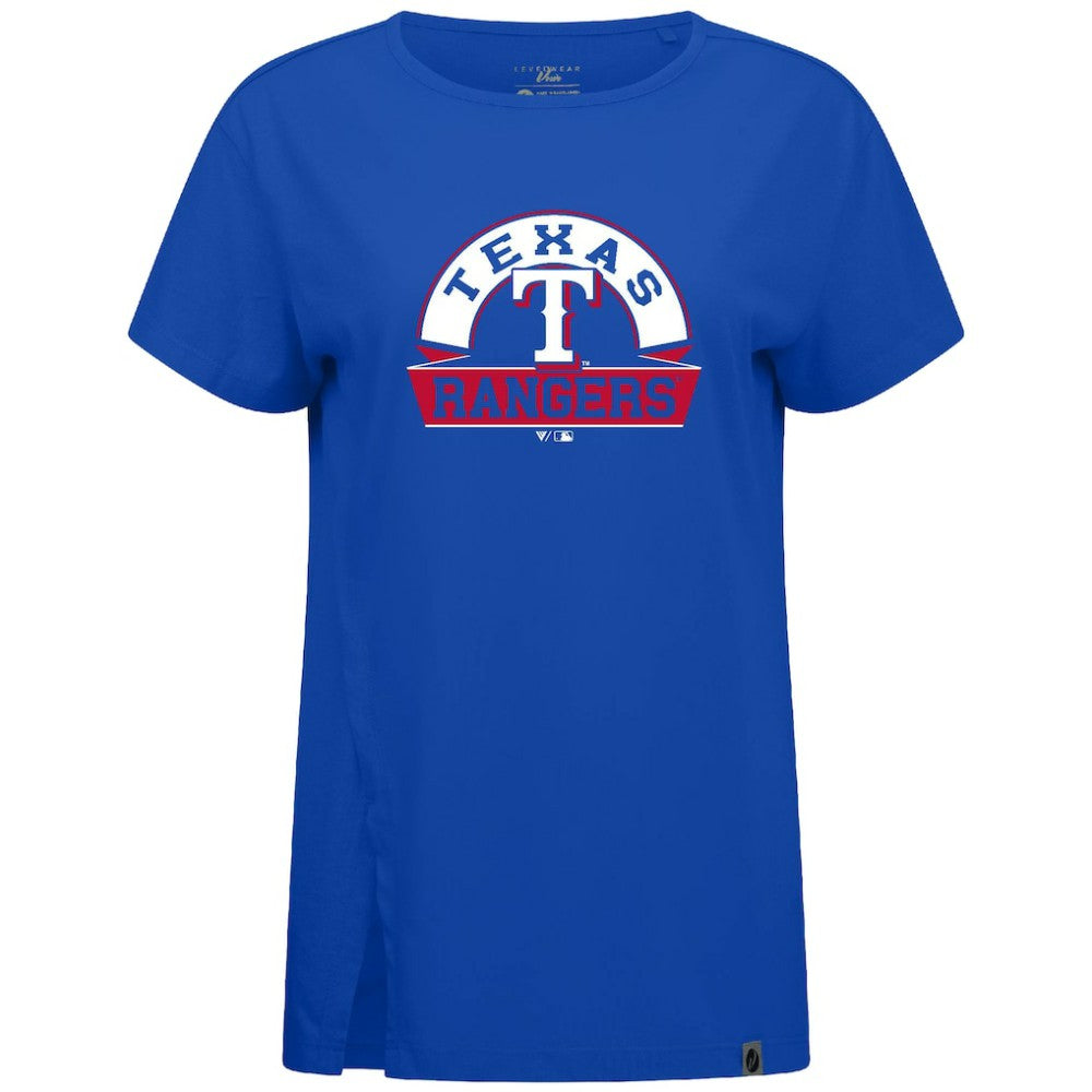MLB Texas Rangers Levelwear Women's Influx Banner Arch T-Shirt