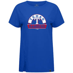 MLB Texas Rangers Levelwear Women's Influx Banner Arch T-Shirt