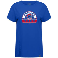 MLB Chicago Cubs Levelwear Women's Influx Banner Arch T-Shirt