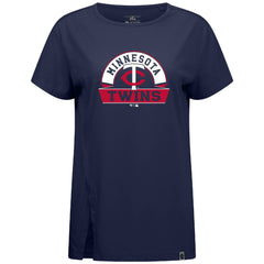 MLB Minnesota Twins Levelwear Women's Influx Banner Arch T-Shirt