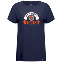 MLB Detroit Tigers Levelwear Women's Influx Banner Arch T-Shirt