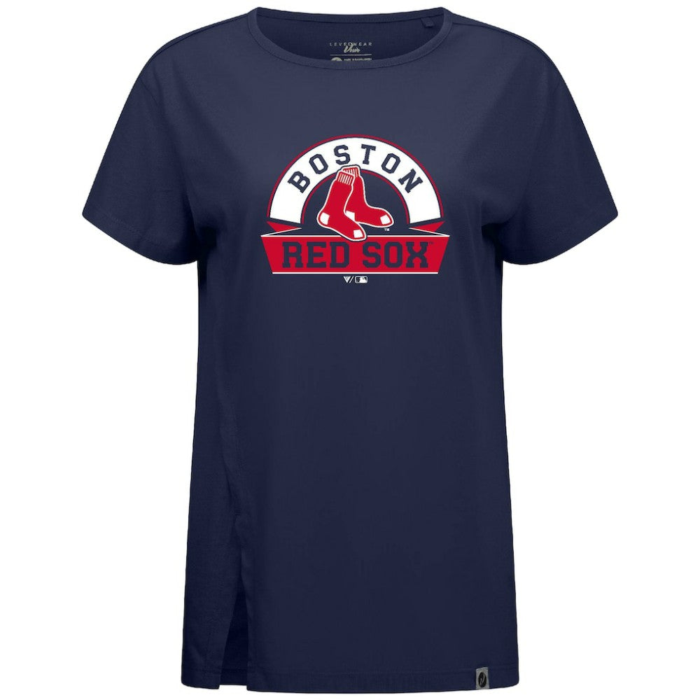 MLB Boston Red Sox Levelwear Women's Influx Banner Arch T-Shirt