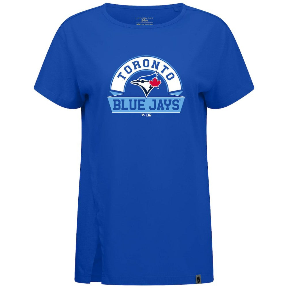 MLB Toronto Blue Jays Levelwear Women's Influx Banner Arch T-Shirt