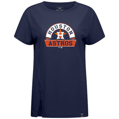 MLB Houston Astros Levelwear Women's Influx Banner Arch T-Shirt