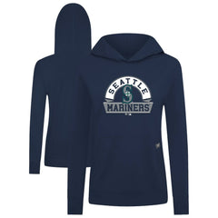 MLB Seattle Mariners Levelwear Women's Relay Banner Arch Long Sleeve T-Shirt Hoodie