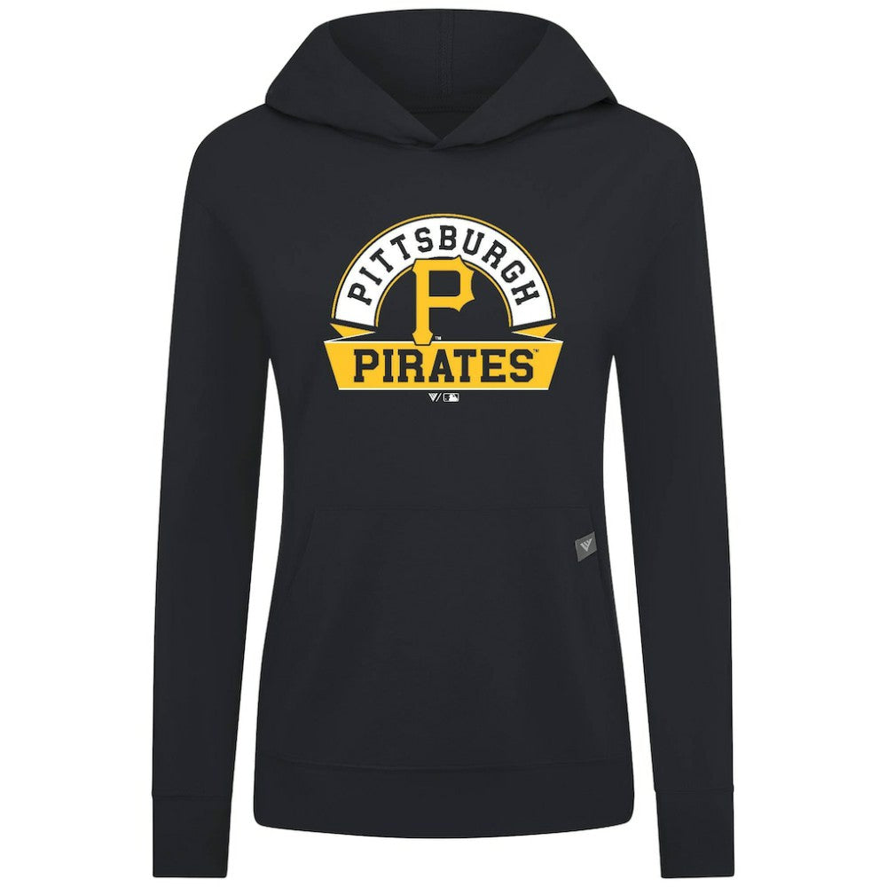 MLB Pittsburgh Pirates Levelwear Women's Relay Banner Arch Long Sleeve T-Shirt Hoodie