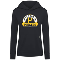 MLB Pittsburgh Pirates Levelwear Women's Relay Banner Arch Long Sleeve T-Shirt Hoodie