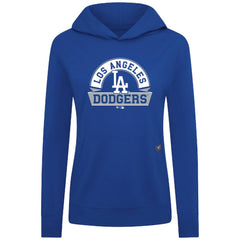 MLB Los Angeles Dodgers Levelwear Women's Relay Banner Arch Long Sleeve T-Shirt Hoodie