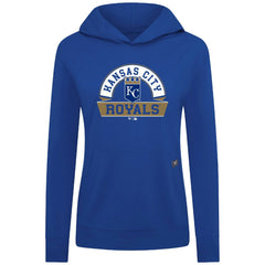 MLB Kansas City Royals Levelwear Women's Relay Banner Arch Long Sleeve T-Shirt Hoodie