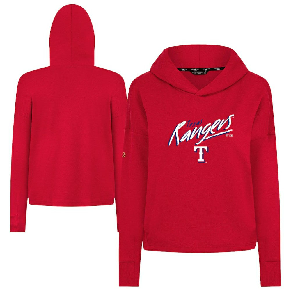 MLB Texas Rangers Levelwear Women's Sweet Sizzle Tri-Blend Hoodie