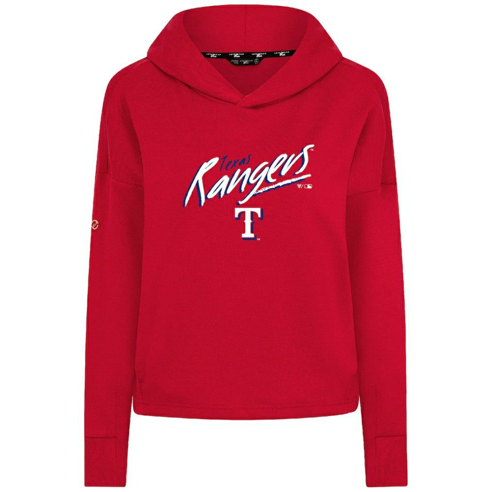 MLB Texas Rangers Levelwear Women's Sweet Sizzle Tri-Blend Hoodie