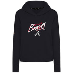 MLB Atlanta Braves Levelwear Women's Sweet Sizzle Tri-Blend Hoodie