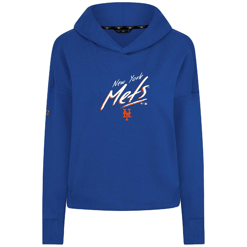 MLB New York Mets Levelwear Women's Sweet Sizzle Tri-Blend Hoodie