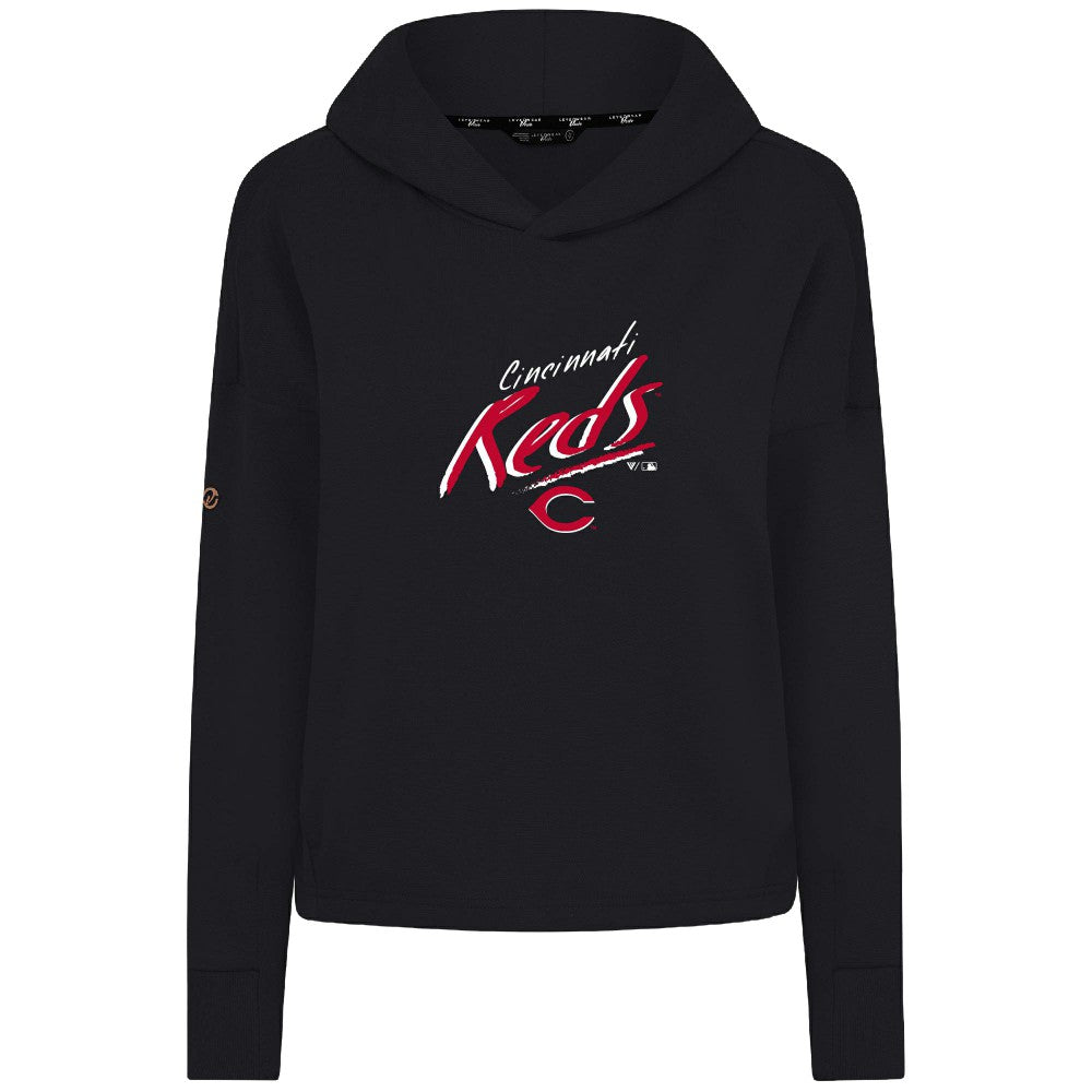 MLB Cincinnati Reds Levelwear Women's Sweet Sizzle Tri-Blend Hoodie
