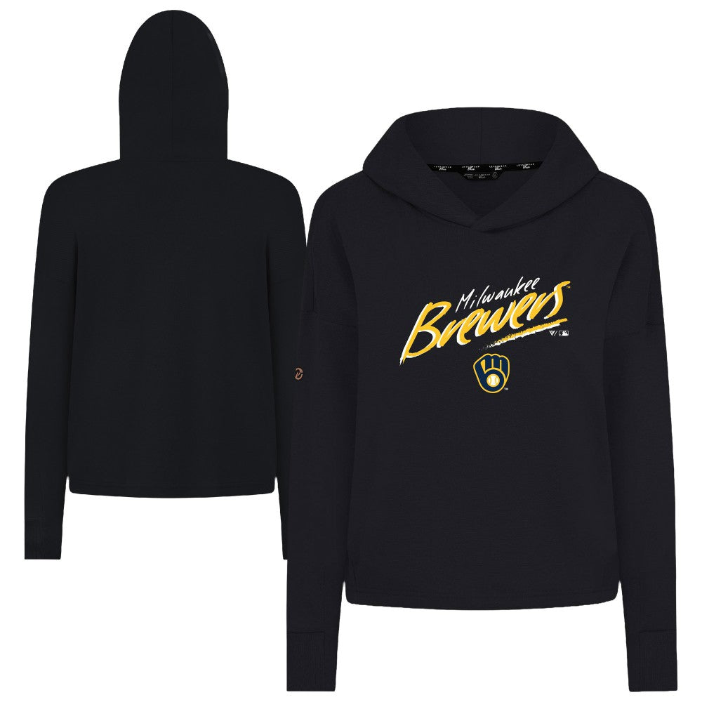 MLB Milwaukee Brewers Levelwear Women's Sweet Sizzle Tri-Blend Hoodie
