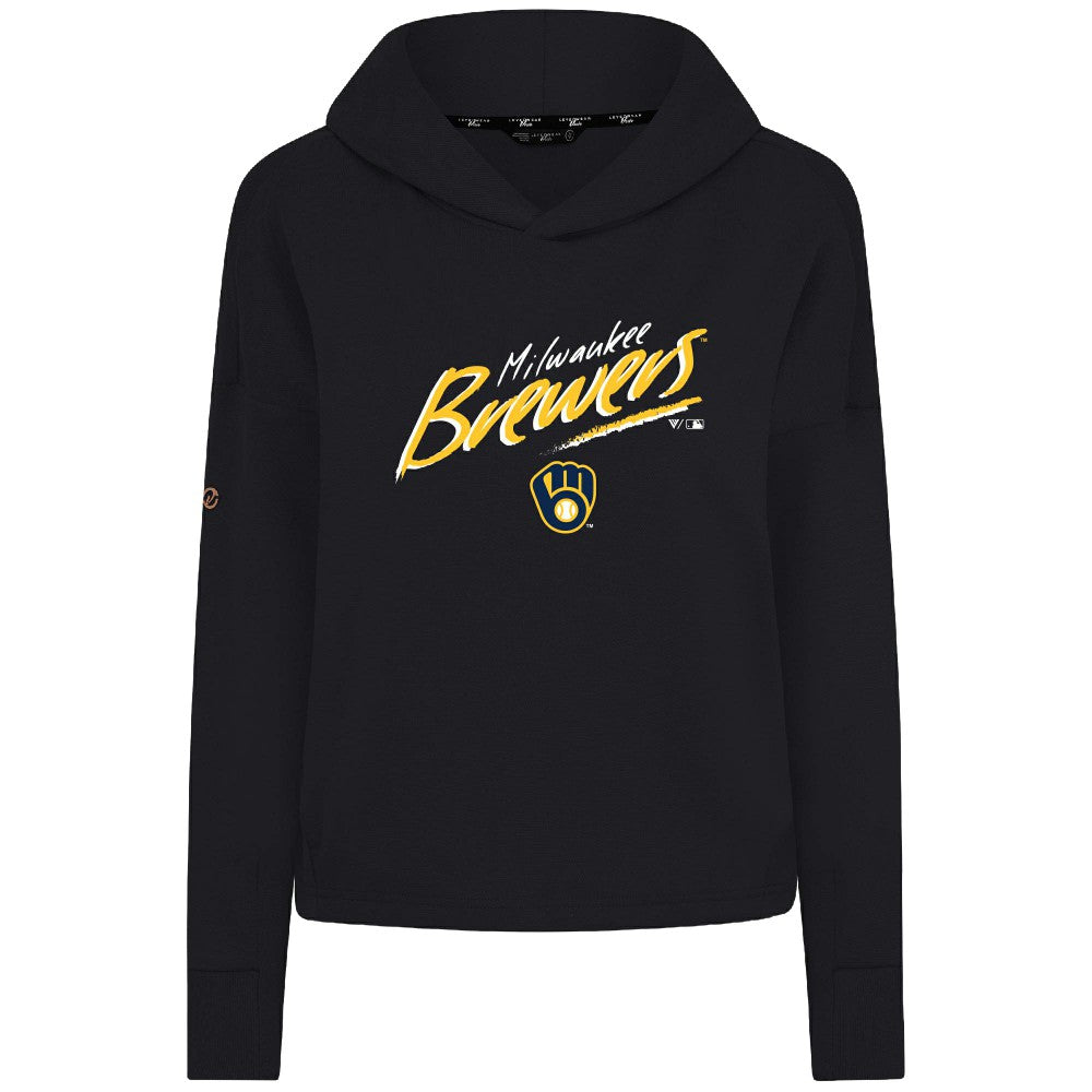 MLB Milwaukee Brewers Levelwear Women's Sweet Sizzle Tri-Blend Hoodie