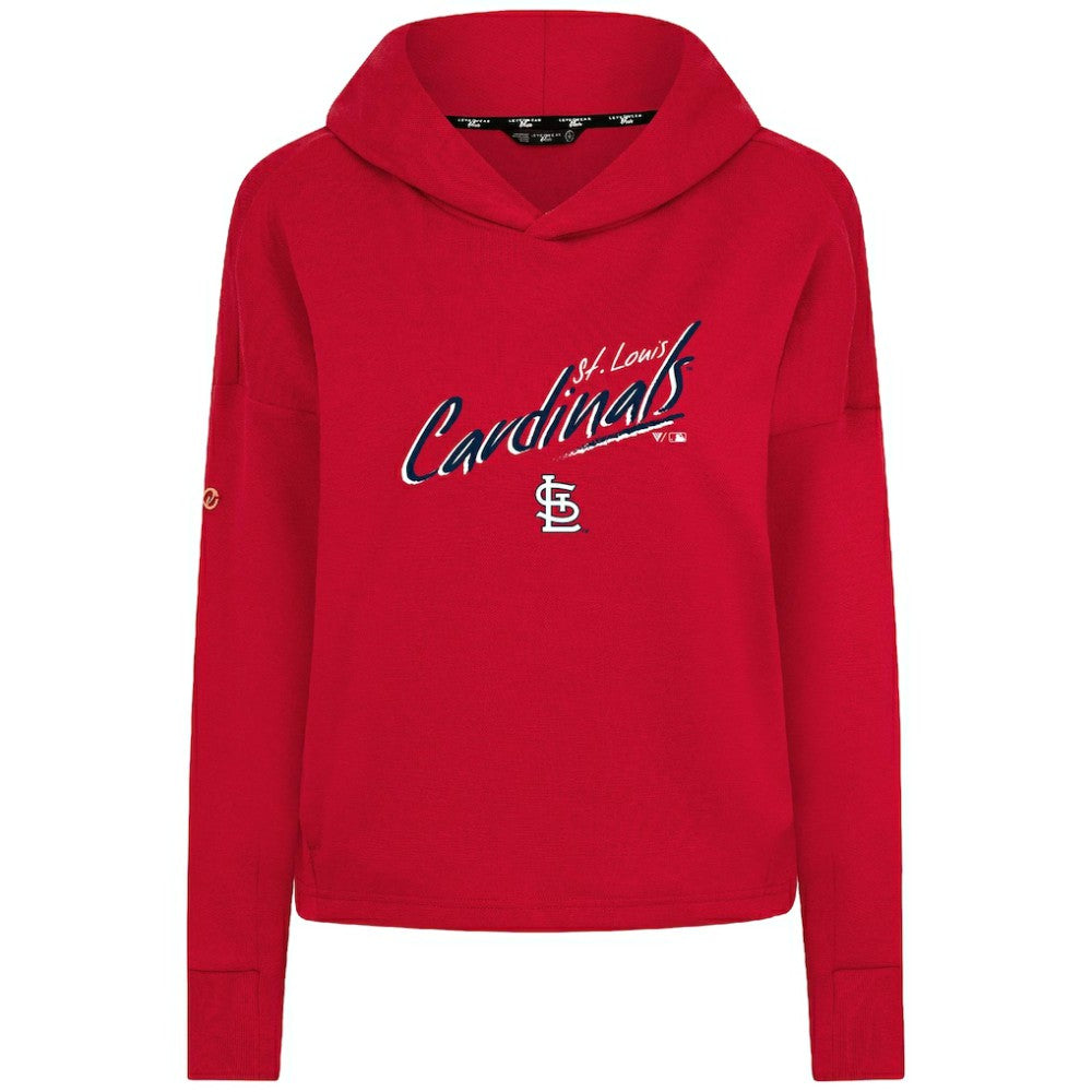 MLB St. Louis Cardinals Levelwear Women's Sweet Sizzle Tri-Blend Hoodie