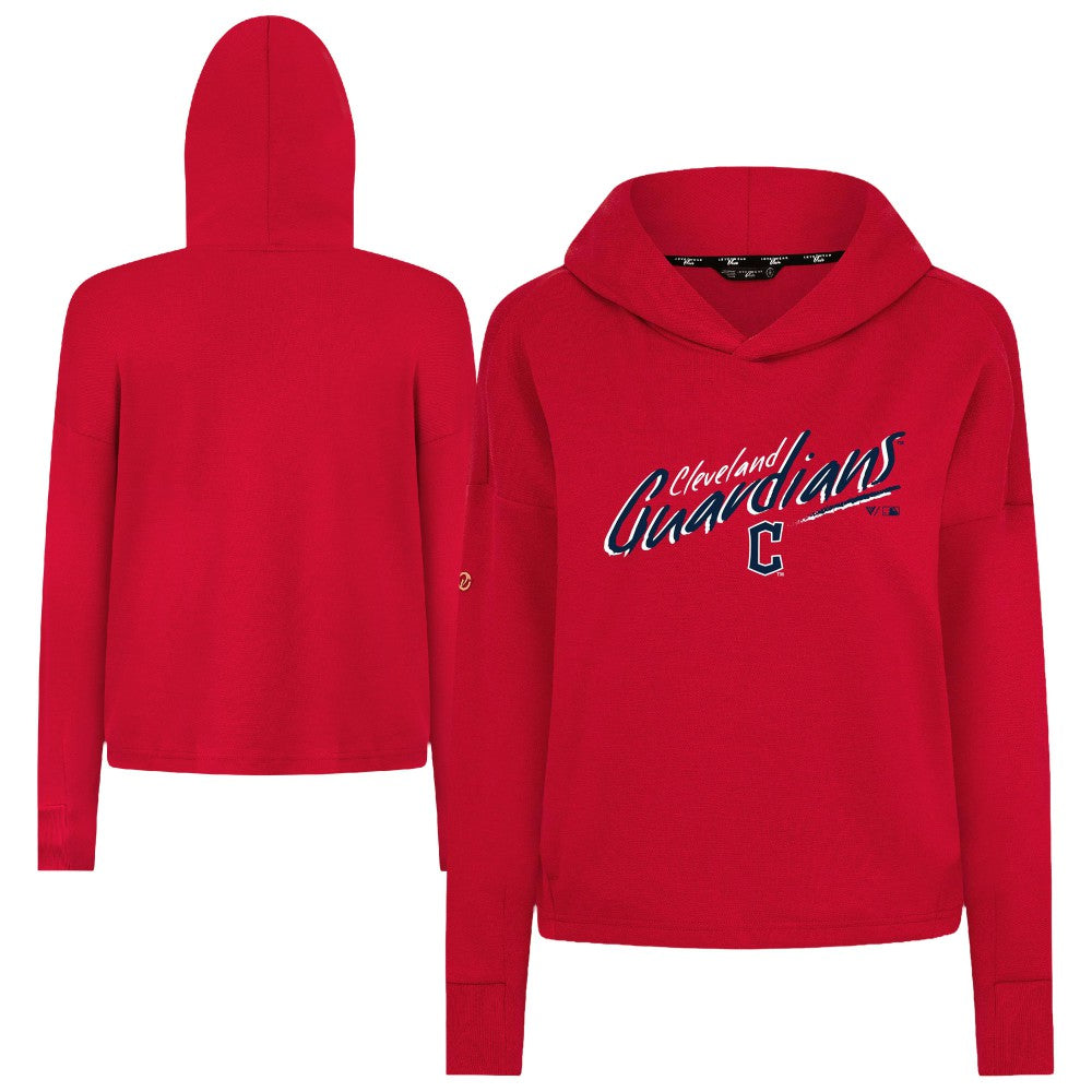 MLB Cleveland Guardians Levelwear Women's Sweet Sizzle Tri-Blend Hoodie