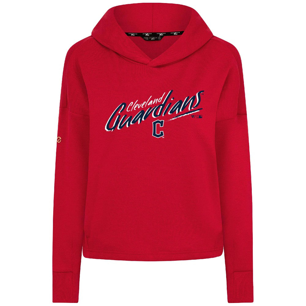 MLB Cleveland Guardians Levelwear Women's Sweet Sizzle Tri-Blend Hoodie