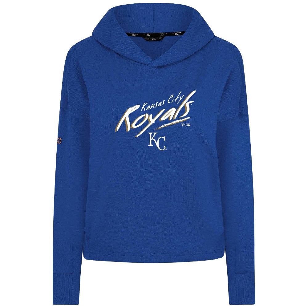 MLB Kansas City Royals Levelwear Women's Sweet Sizzle Tri-Blend Hoodie