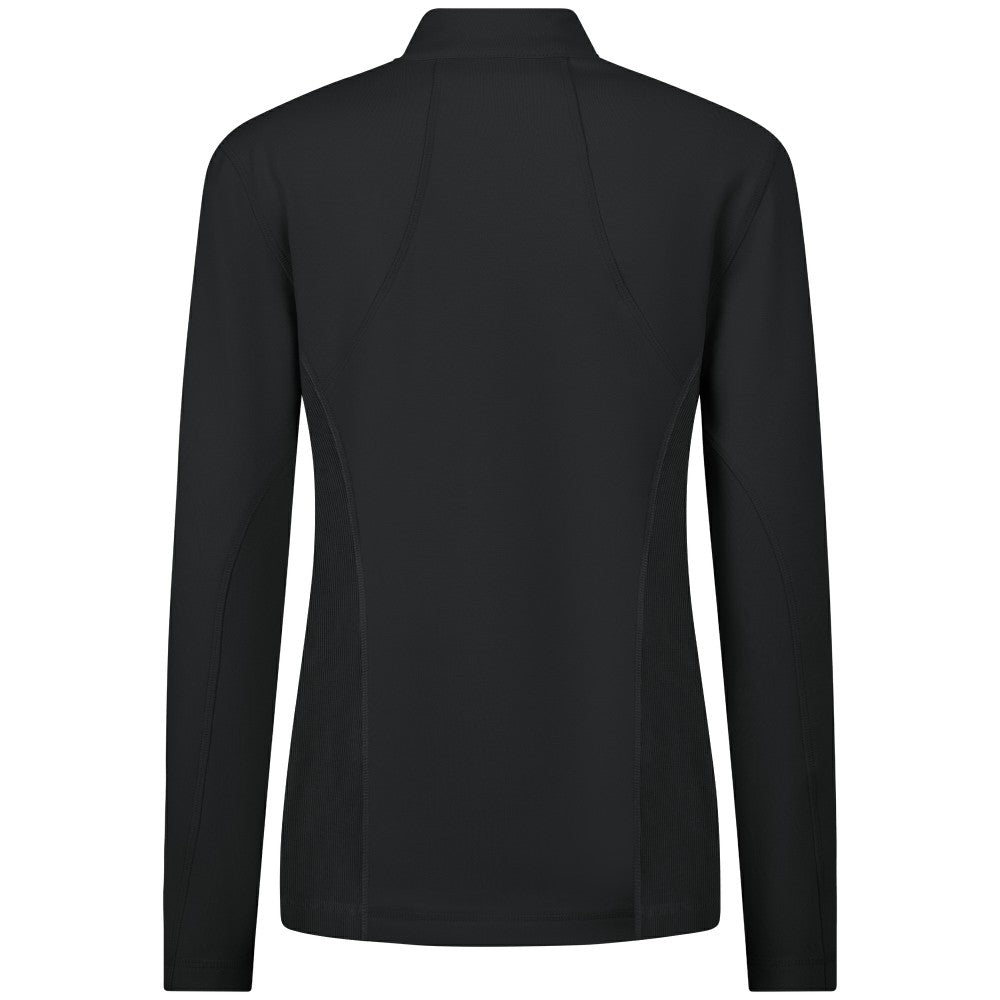 MLB Cleveland Guardians Levelwear Women's Upright Insignia 2.0 Quarter-Zip Tri-Blend Top