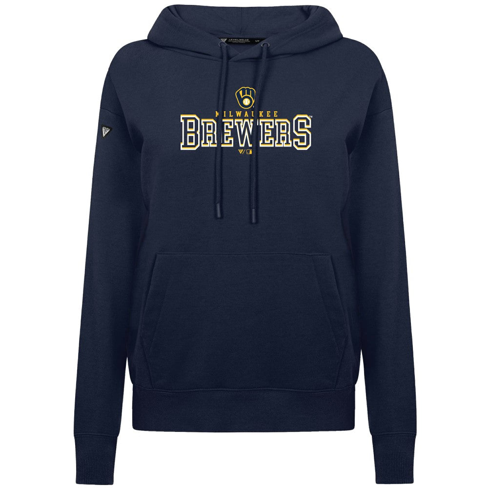 MLB Milwaukee Brewers Levelwear Women's Adorn Journey Hoodie