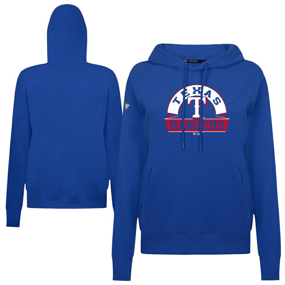 MLB Texas Rangers Levelwear Women's Adorn Banner Arch Hoodie