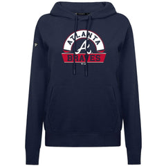MLB Atlanta Braves Levelwear Women's Adorn Banner Arch Hoodie