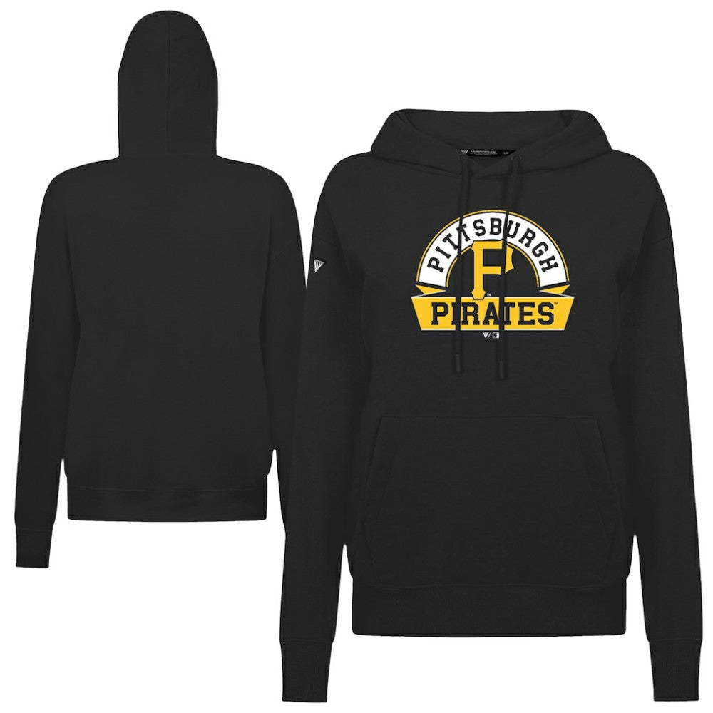 MLB Pittsburgh Pirates Levelwear Women's Adorn Banner Arch Hoodie