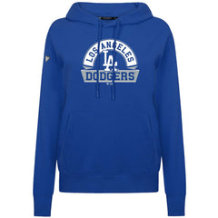 MLB Los Angeles Dodgers Levelwear Women's Adorn Banner Arch Hoodie