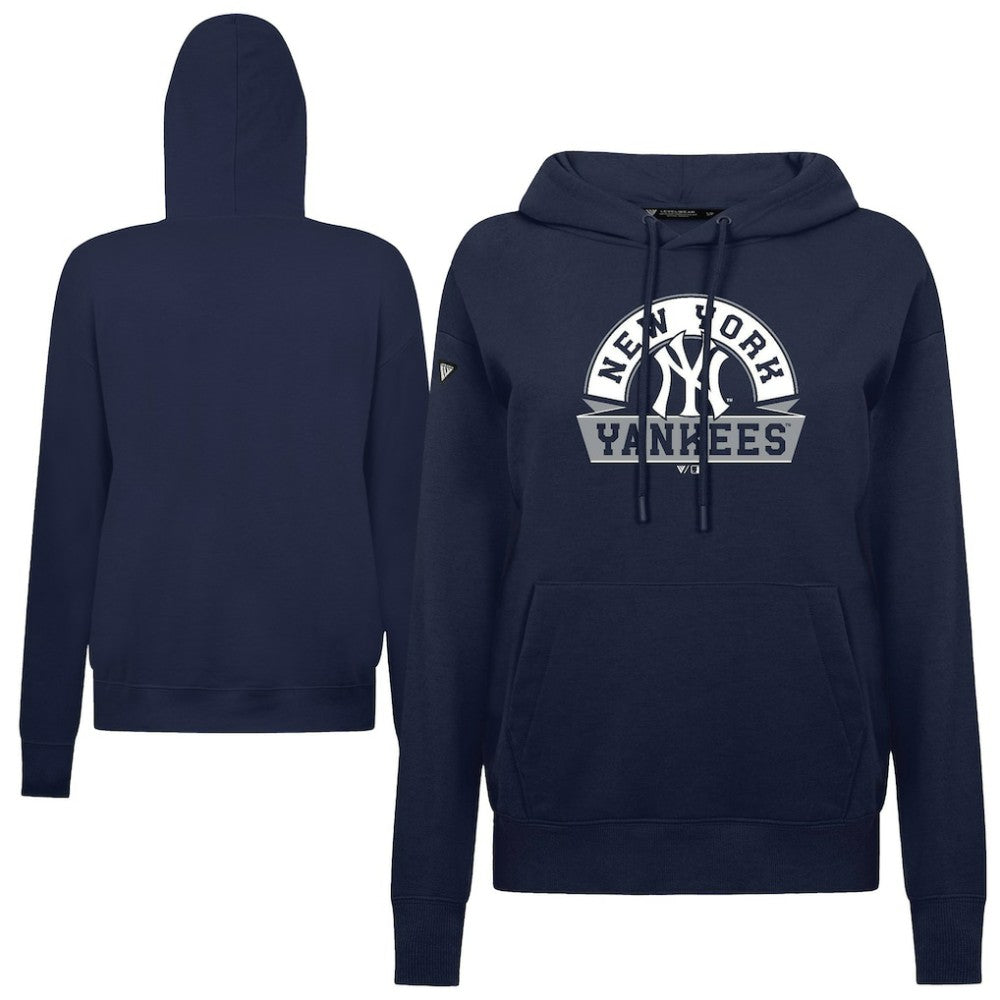 MLB New York Yankees Levelwear Women's Adorn Banner Arch Hoodie