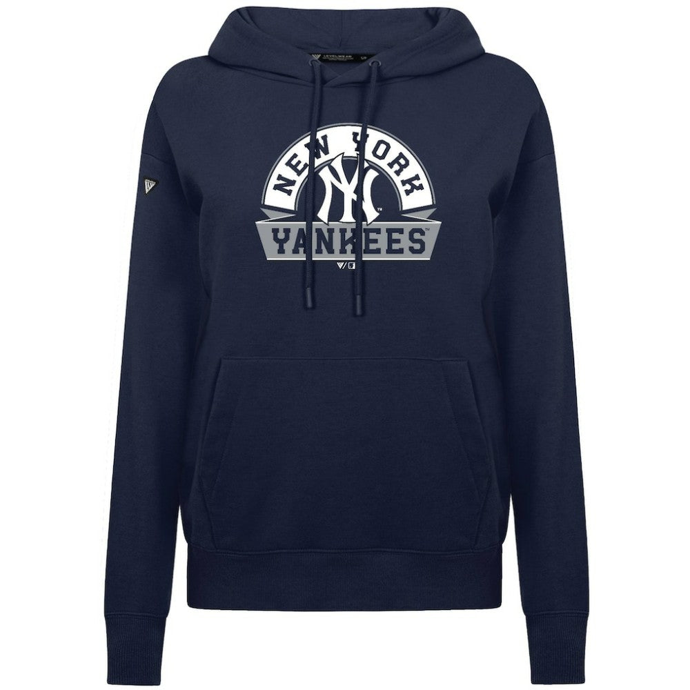 MLB New York Yankees Levelwear Women's Adorn Banner Arch Hoodie