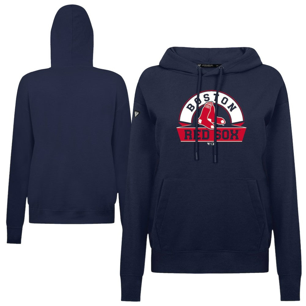 MLB Boston Red Sox Levelwear Women's Adorn Banner Arch Hoodie