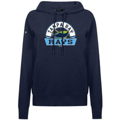 MLB Tampa Bay Rays Levelwear Women's Adorn Banner Arch Hoodie