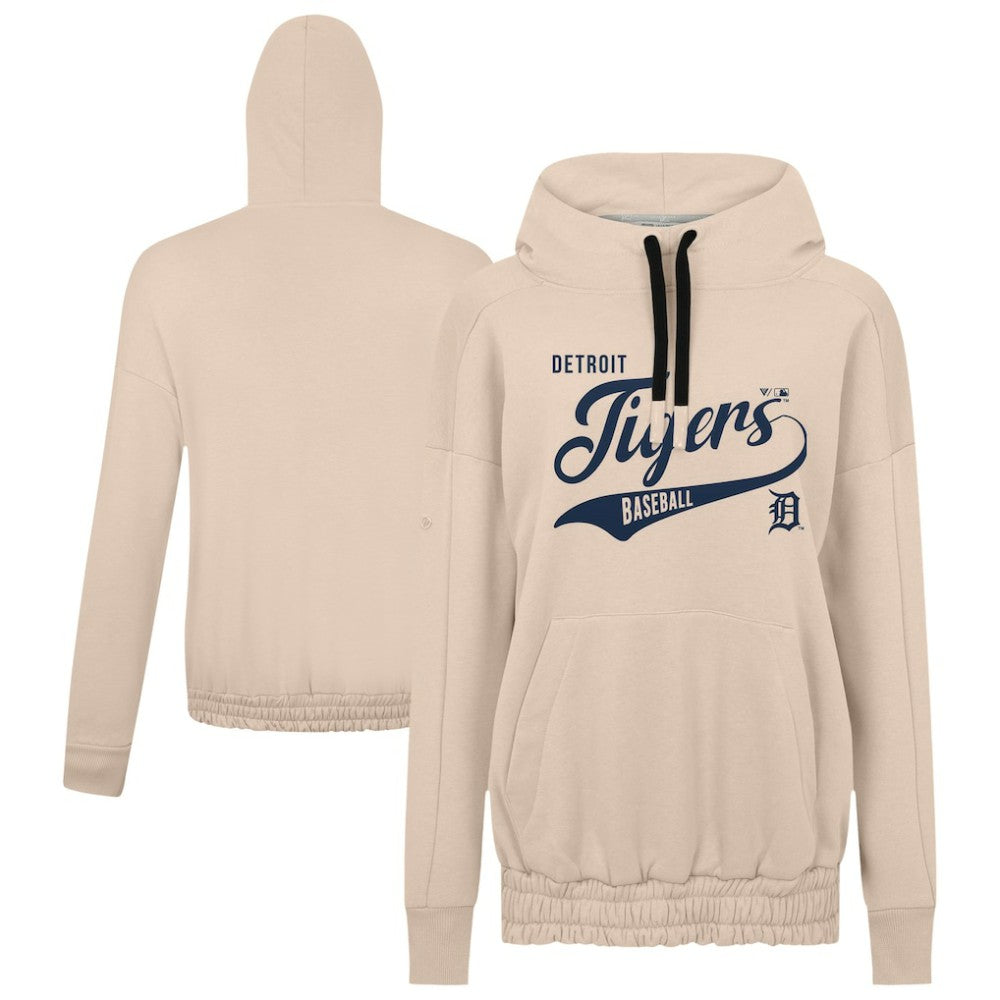 MLB Detroit Tigers Levelwear Women's Oversized Waterfall Glide Hoodie