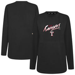 MLB Texas Rangers Levelwear Women's Oversized Beaudry Sizzle Top