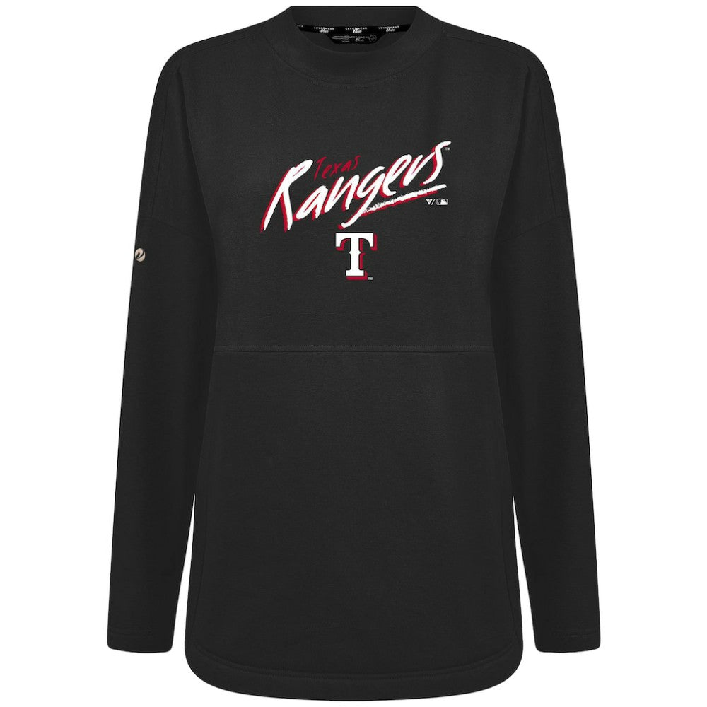 MLB Texas Rangers Levelwear Women's Oversized Beaudry Sizzle Top