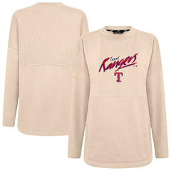 MLB Texas Rangers Levelwear Women's Oversized Beaudry Sizzle Top