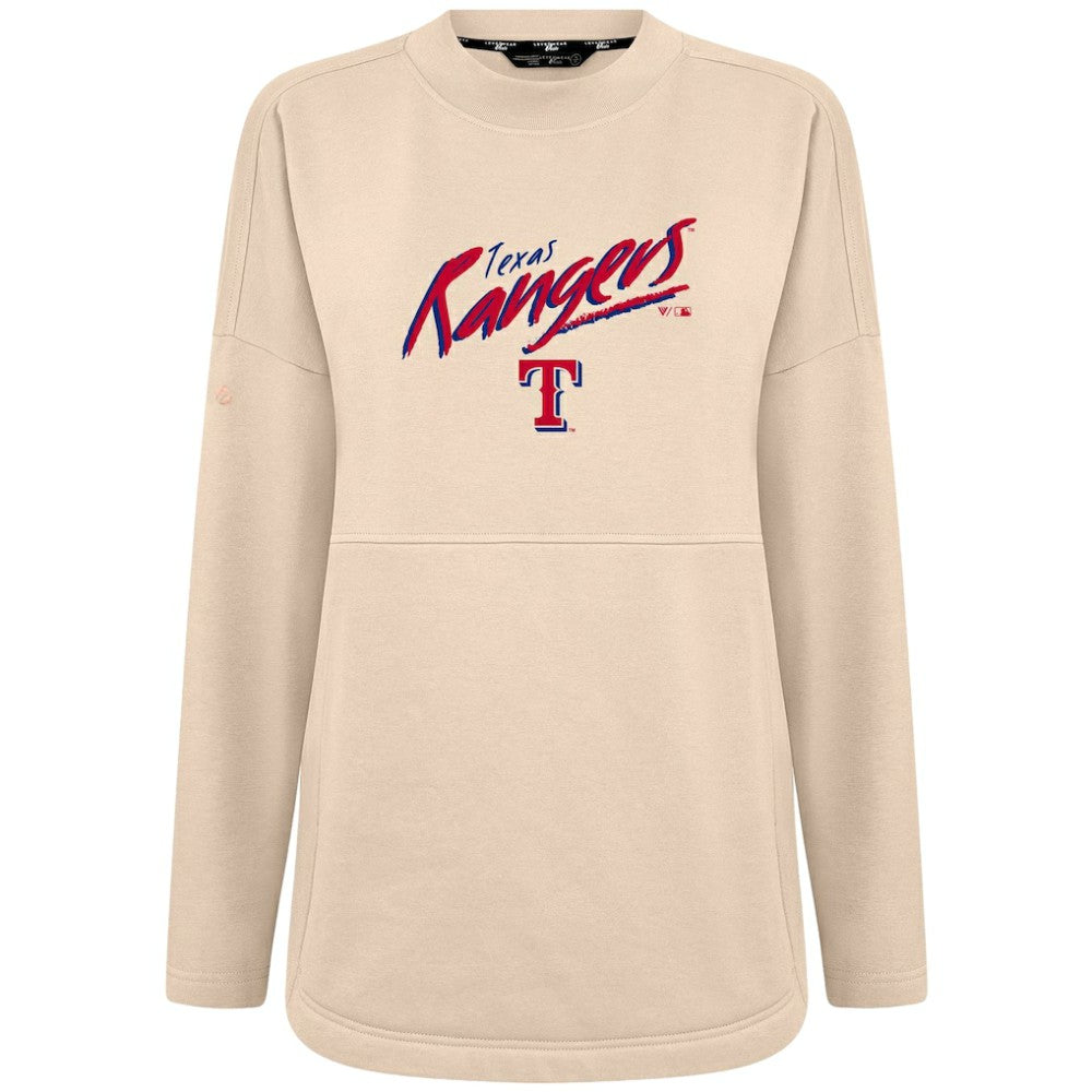 MLB Texas Rangers Levelwear Women's Oversized Beaudry Sizzle Top