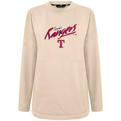 MLB Texas Rangers Levelwear Women's Oversized Beaudry Sizzle Top