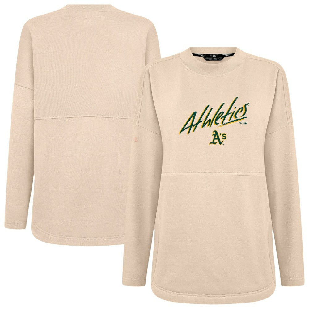 MLB Athletics Levelwear Women's Oversized Beaudry Sizzle Top